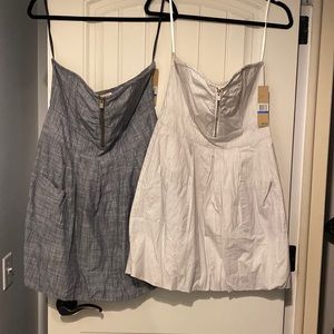 Nwt 2 DKNY jeans strapless adorable dresses